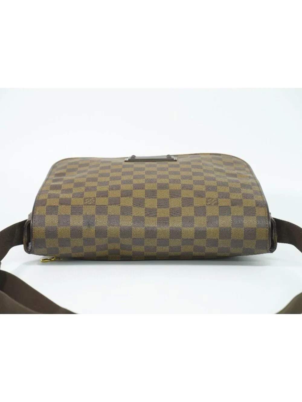 Louis Vuitton LV Brooklyn MM Damier Ebene Shoulder Bag Brown